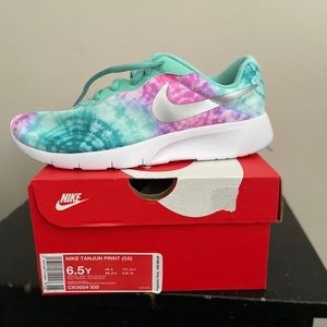 Kids Nike Tanjun tie dye